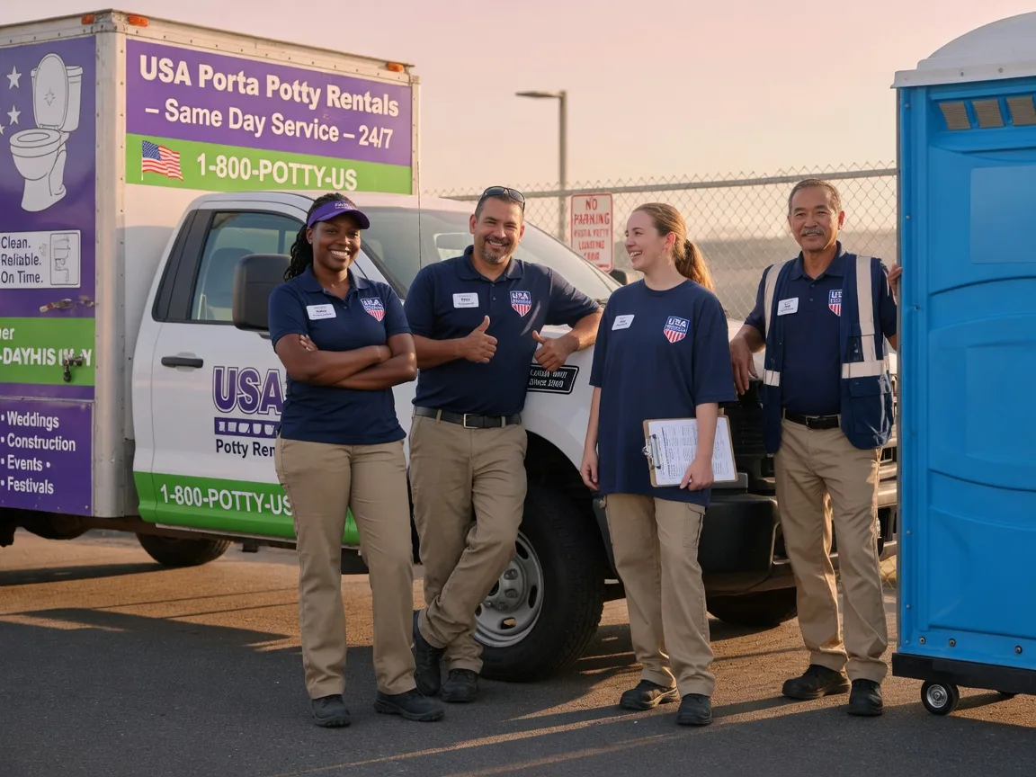 Porta Potty Rental company in Nottoway, VA